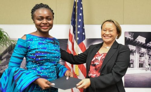 Scholarship winner