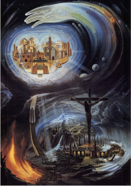 Clarence J. Tibado's "The Divine Command" will be on display at the Polk State Lake Wales Arts Center beginning Aug. 17.