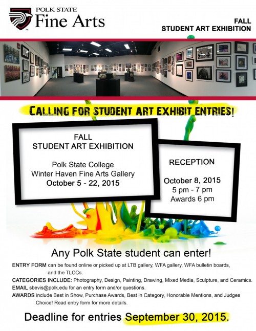 fall student art exhibition