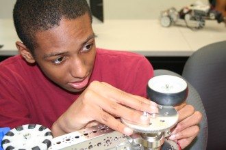 talon Chris Jackson, a student at Winter Haven HIgh School, was among the first participants in Polk State's TALON Robotics, a summer program for middle- and high-school students that delivers STEM education (science, technology, engineering and math) through the fun of experimenting with robots.